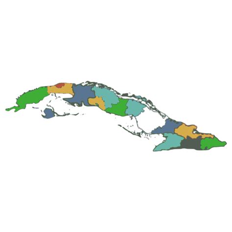 Cuba provincias | Free SVG
