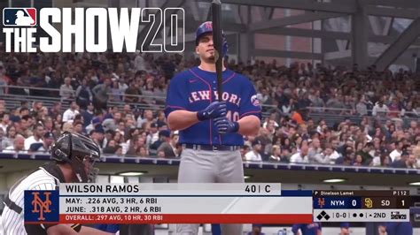 MLB The Show 20: Mets vs Padres, Game 82 - YouTube