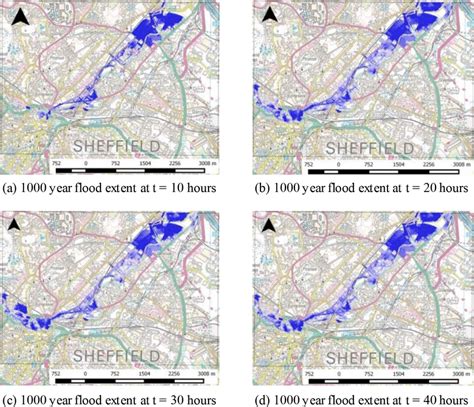 Flood inundation maps for Sheffield's lower don valley. | Download Scientific Diagram