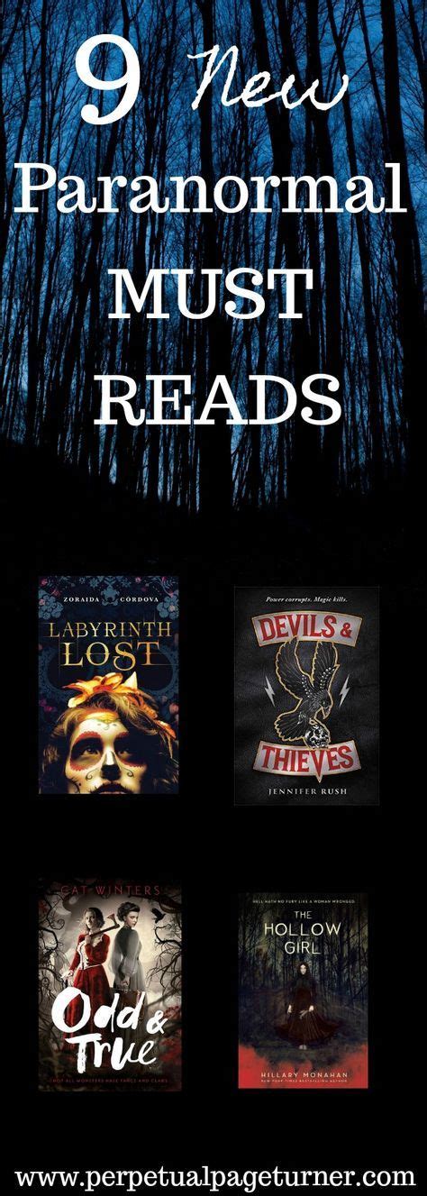 9 Recently Released Paranormal-y Books On My Must Read List | Horror books, Books for teens ...