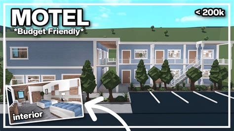 MOTEL Speedbuild *UNDER 200K* Budget Friendly! - Bloxburg - YouTube