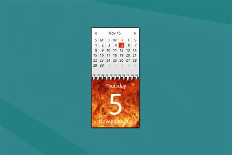 Flame Calendar Windows 10 Gadget http://win10gadgets.com/flame-calendar/ #calendar, #windows7, # ...