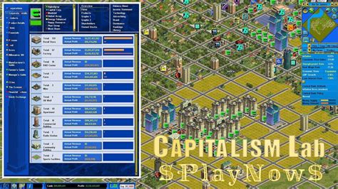 PlayNow: Capitalism Lab | PC Gameplay (Economic and Business Tycoon ...