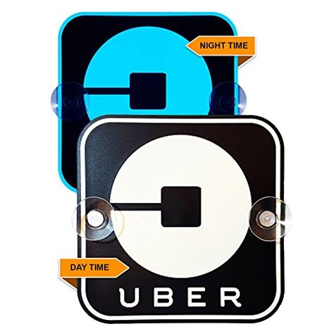 Uber Light Sign LED Logo | Bright Blue LED Lights | Wireless | Attaches and Removes from Any ...