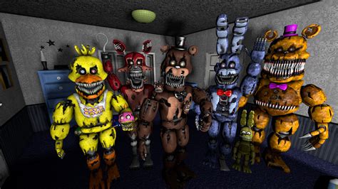 The Nightmare Animatronics by EverythingAnimations by LandynGunderfan ...