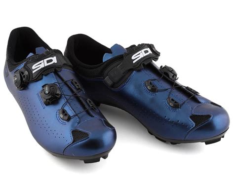 Sidi Dominator 10 Mountain Shoes (Iridescent Blue) (42) - Performance Bicycle