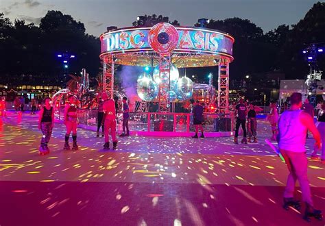 Wollman Rink Has Transformed Into A Funky Roller Disco For The Summer