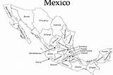 Mexico Map Printable coloring Page  Download Print Or Color Online sketch template