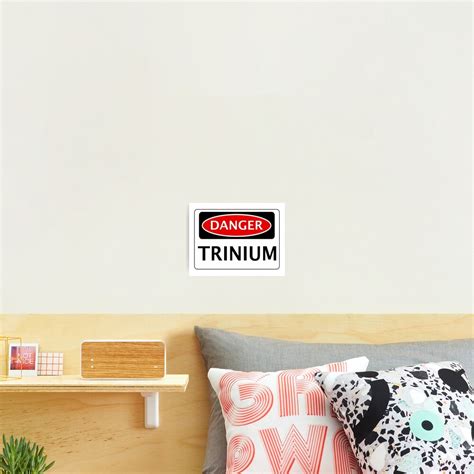 "DANGER TRINIUM FAKE ELEMENT FUNNY SAFETY SIGN SIGNAGE" Photographic Print for Sale by ...