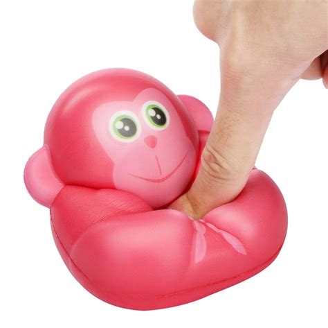 Squishies Toy Kawaii Monkey Slow Rising Cream Scented Stress Relief ...