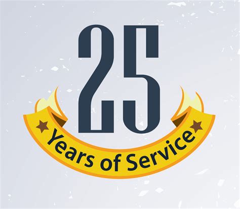 25 Year Service Certificate - Long Clawson Dairy