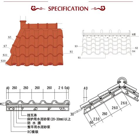 S1 Spanish Roof Tiles/spanish Clay Roof Tile/clay Roof Tiles For Sale ...