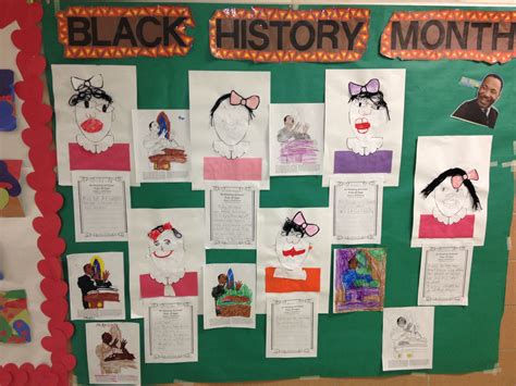 Bulletin Board Black History Month For Kindergarten - kashmittourpackage