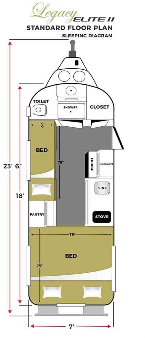 Oliver Travel Trailer Floor Plans - floorplans.click