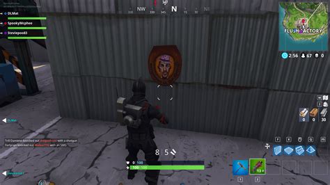 I've never noticed the Flush Factory employee of the month until today. : r/FortNiteBR