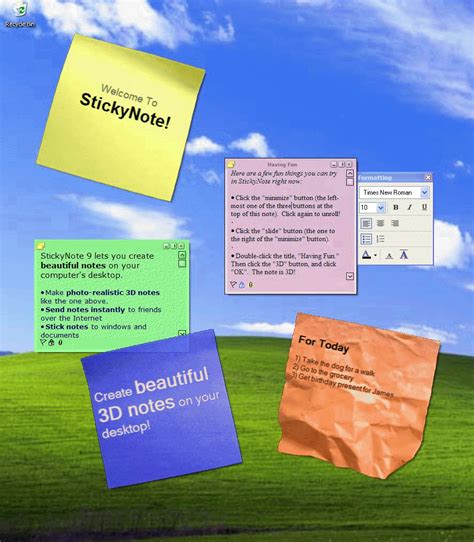 Windows 10 desktop post it notes - forkidscclas