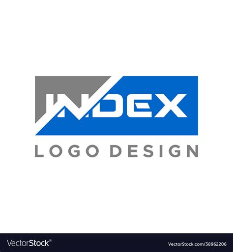 Index logo Royalty Free Vector Image - VectorStock