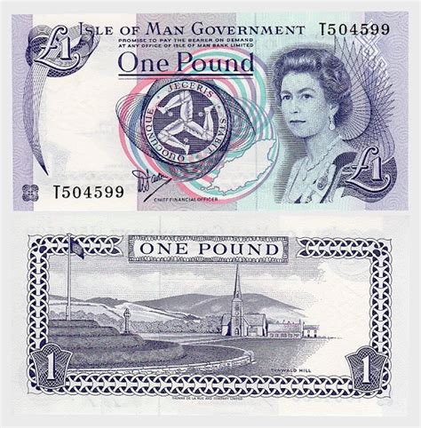 Isle of Man £1 Banknote (Mint) | Isle of Man Banknotes | Worldwide Stamps, Coins, Banknotes and ...