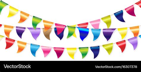 Bunting flags Royalty Free Vector Image - VectorStock