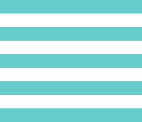 Turquoise Wide Stripes giftwrap - sweetzoeshop - Spoonflower