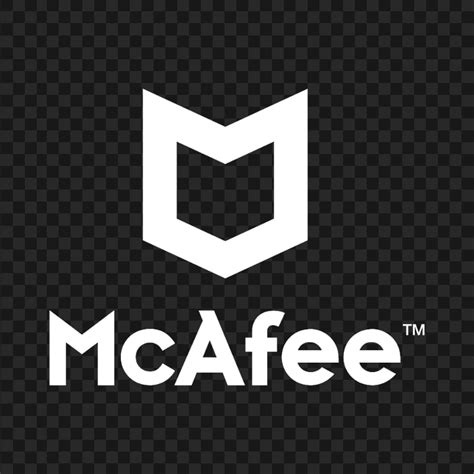 White McAfee Antivirus Vector Logo | Citypng