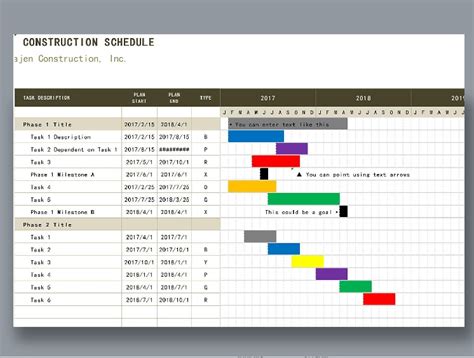 Scope Of Work Excel Template