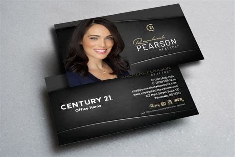 Century 21 Business Cards | Realtor Branding | Free Shipping | Business cards creative, Photo ...