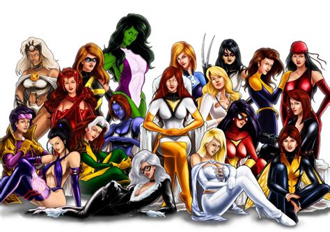 FANCAST: The Women of Marvel by OP114