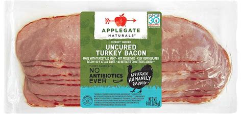 Products - Bacon - Natural Turkey Bacon - Applegate