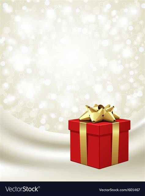 Christmas present background Royalty Free Vector Image