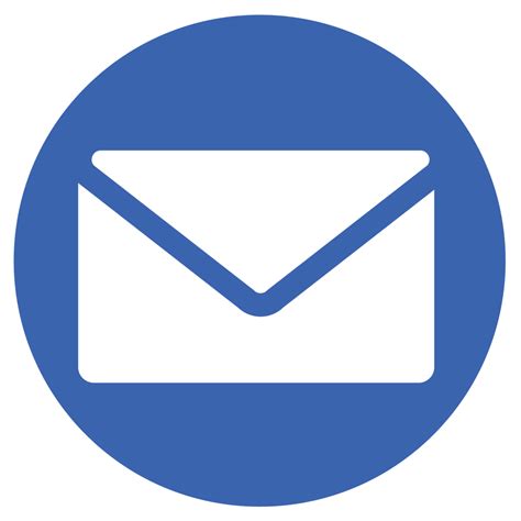 Email Icon Png Blue