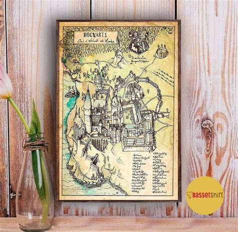 Hogwarts School Map