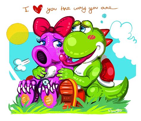 Yoshi & Birdo - Yoshi and Birdo Fan Art (37905922) - Fanpop