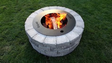 How To Build A Zentro Smoke-Less Fire Pit | Fire pit, Fire pit plans, Fire pit materials