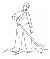 Farmer coloring Pages  Free Coloring sketch template