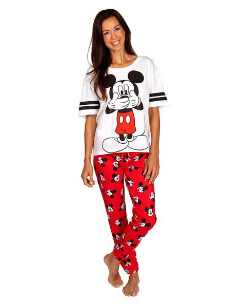 Disney Womens Two-Piece Pajama Set, Female, Mickey Mouse, Size: Medium - Walmart.com