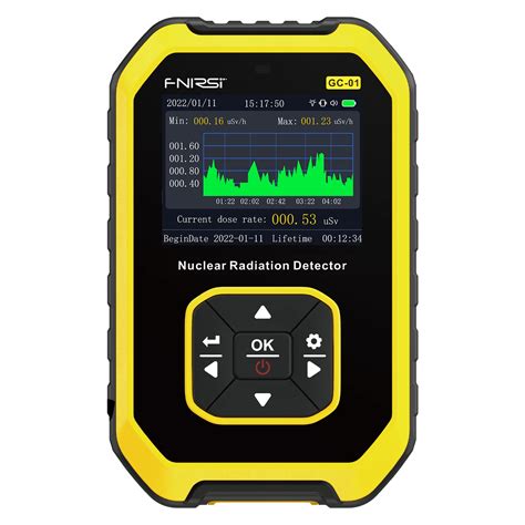 Geiger Counter Nuclear Radiation Detector - Radiation Dosimeter with LCD Display, Portable ...