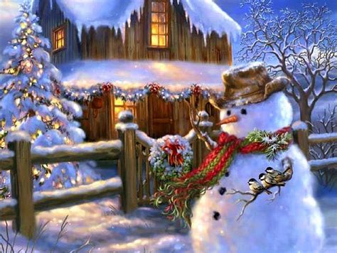 Christmas Houses Desktop Wallpapers - Top Free Christmas Houses Desktop Backgrounds ...