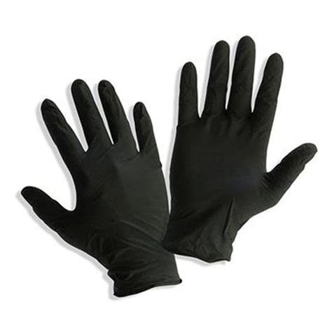 50 x Black Nitrile Gloves – Powder & Latex Free – Small Medium Large ...