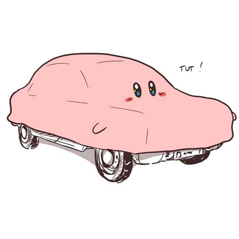 Kirby Car by @Kekeflipnote | Kirby's Mouthful Mode | Know Your Meme