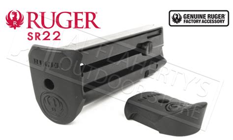 Ruger SR22 Pistol Magazine, 22LR 10-Round with Extension Pad #90382 - Al Flaherty's Outdoor Store