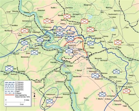 Battle Of Verdun Map