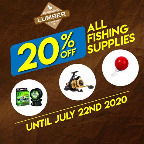 SALE Get 20% OFF all fishing... - Barbados Lumber Company