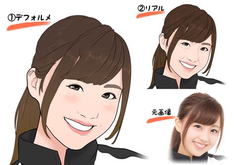 ビジネスに最適！お写真から似顔絵を作成します （名刺・ブログ・HP・ウェルカムボードなど使い方色々！） | 似顔絵作成 | ココナラ