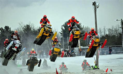 New England Snocross Snowmobile racing