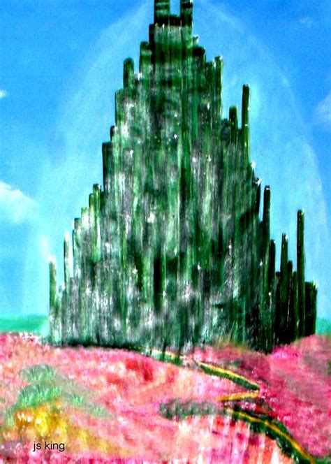 The Emerald City Painting by Jacquie King