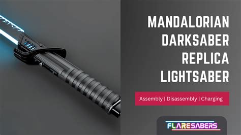 Mandalorian Darksaber Replica Lightsaber Assembly Charging ...