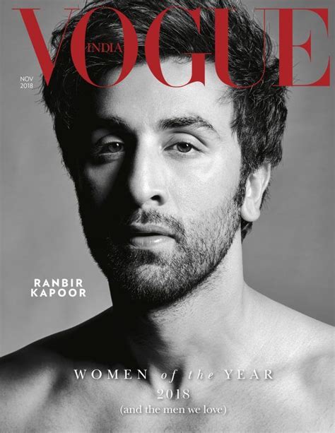 November 2018 issue | Vogue India | Vogue india, Ranbir kapoor, Bollywood pictures