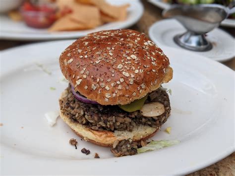 [I ate] Cheesecake Factory Veggie Burger Food Recipes | Veggie burger, Veggie burgers recipe, Food