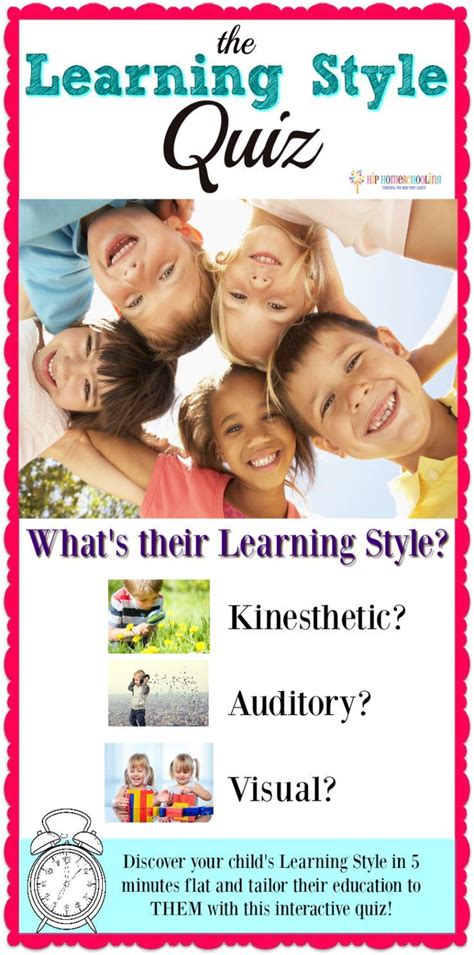 The Learning Style Quiz | Learning style quiz, Learning style, Learning ...